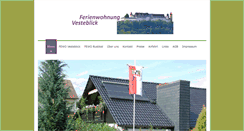 Desktop Screenshot of fewo-vesteblick.de
